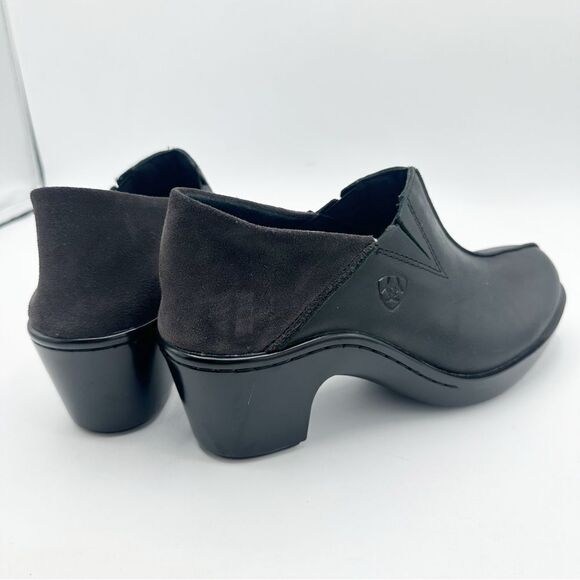 Ariat Women’s‎ Black Kickback Comfort Clog Mule Closed Back Sz 6.5M - Picture 6 of 15